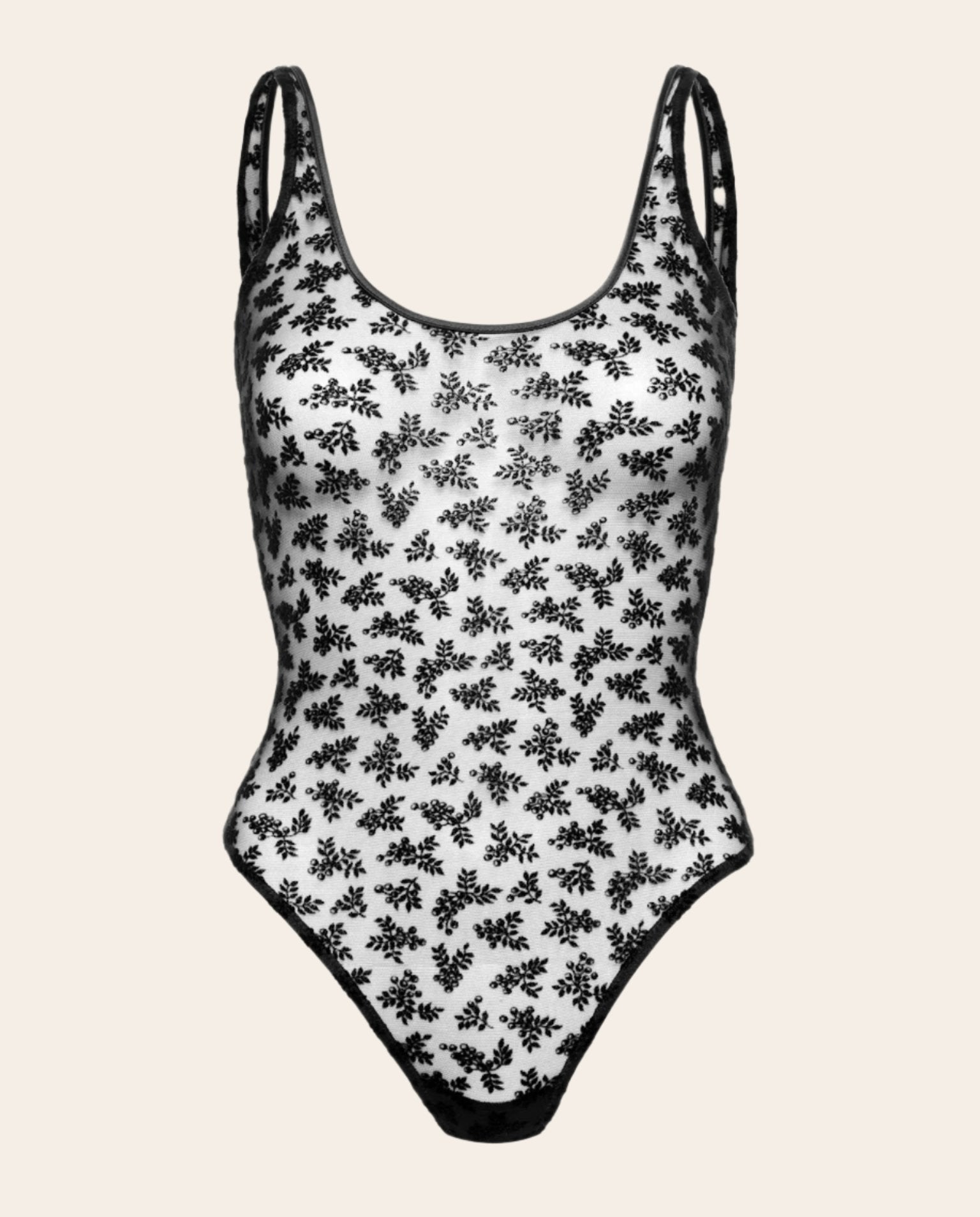 GARDENIA FINE MESH BODYSUIT