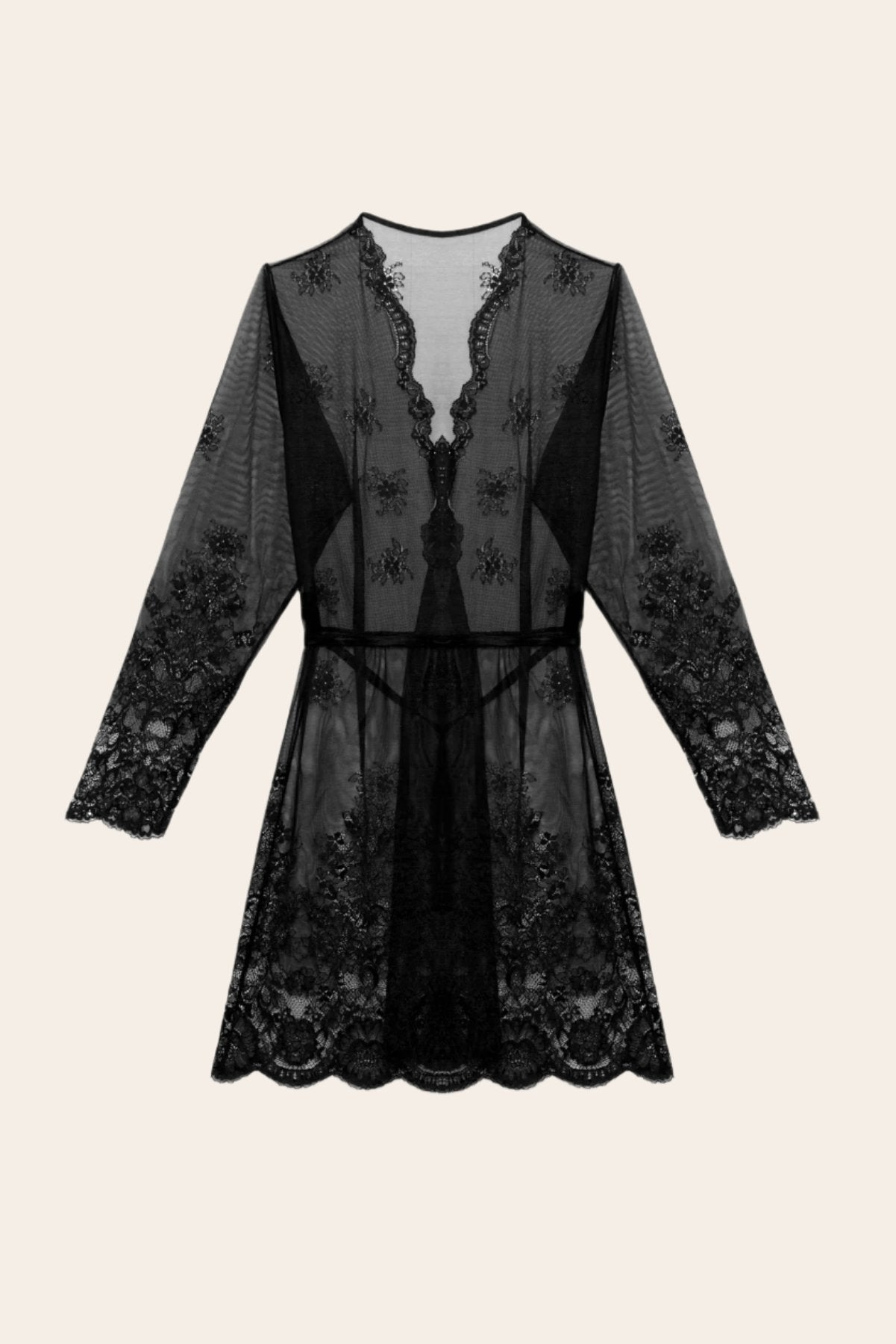 PISTIL FINE LACE ROBE