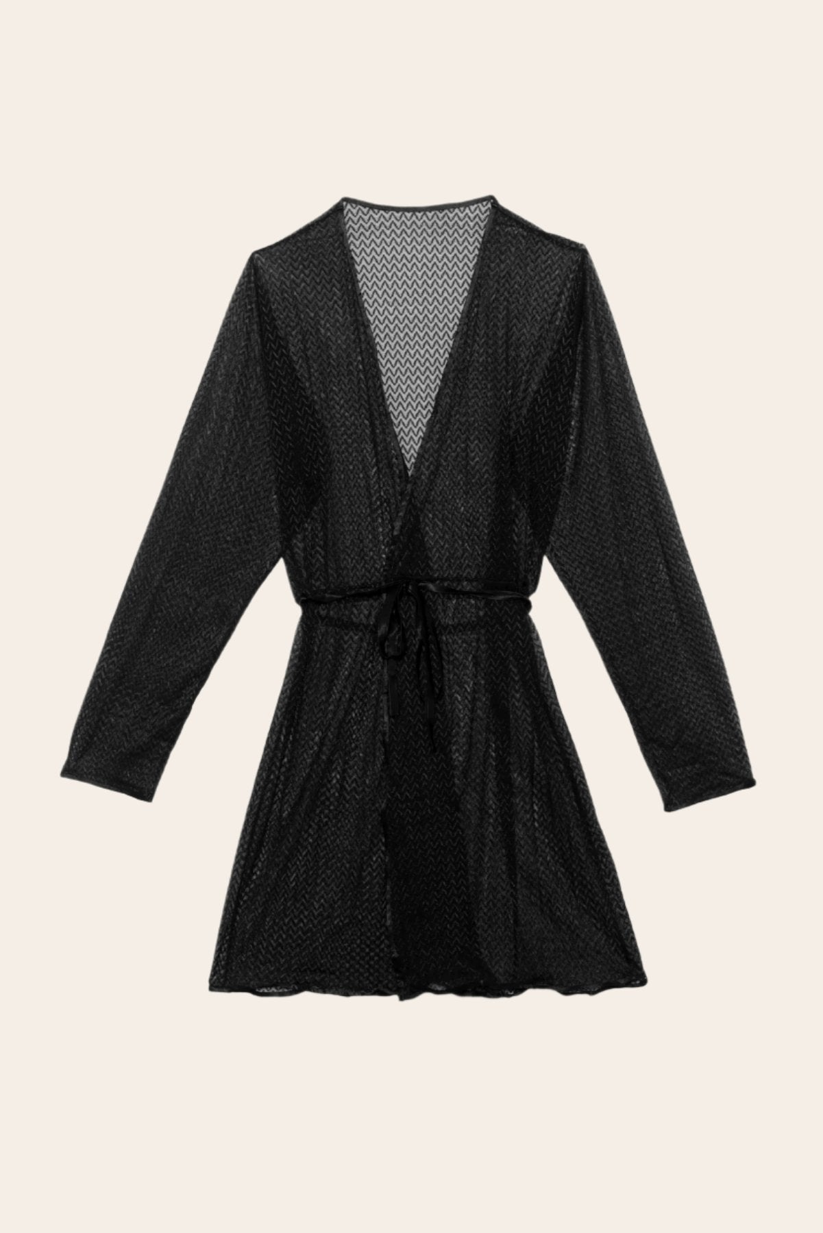 RIPPLE FINE MESH ROBE